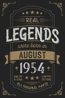 Book cover for Real Legends were born in August 1954