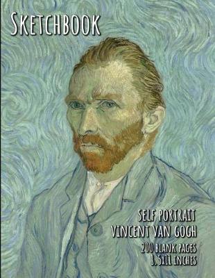 Book cover for Sketchbook - Self Portrait - Vincent Van Gogh