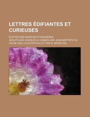 Book cover for Lettres Edifiantes Et Curieuses (33); Ecrites Des Missions Etrangeres