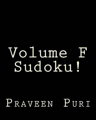 Book cover for Volume F Sudoku!