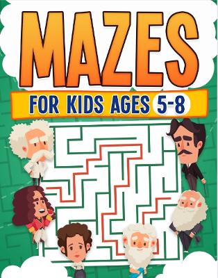 Book cover for Mazes For Kids Ages 5-8 | Kids Activity Book | Challenging Maze Book For All Levels| Large Print | Great Gift | Paperback