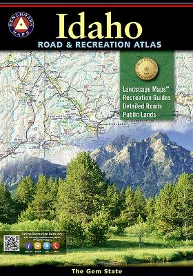 Book cover for Benchmark Idaho Road & Recreation Atlas, 4th Edition