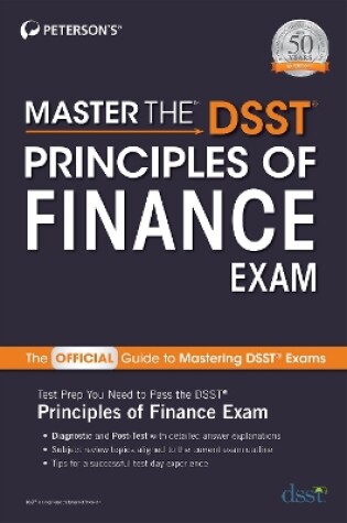 Cover of Master the DSST Principles of Finance Exam