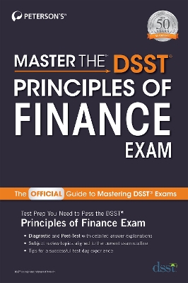 Book cover for Master the DSST Principles of Finance Exam