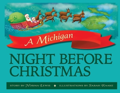 Book cover for A Michigan Night Before Christmas