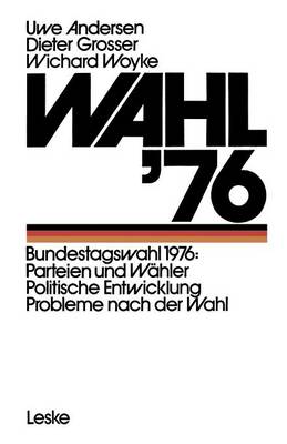 Book cover for Wahl ’76