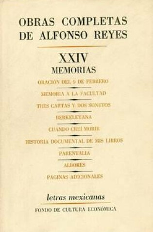 Cover of Obras Completas, XXIV