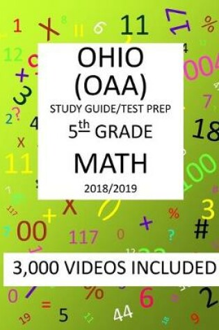 Cover of 5th Grade OHIO OAA, 2019 MATH, Test Prep