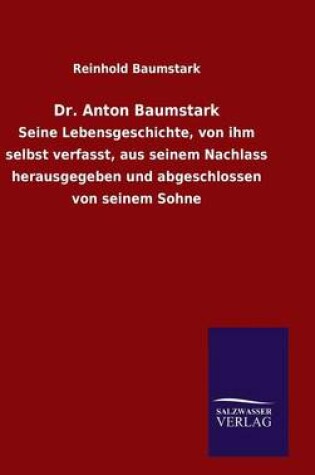 Cover of Dr. Anton Baumstark