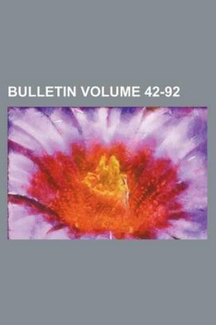 Cover of Bulletin Volume 42-92