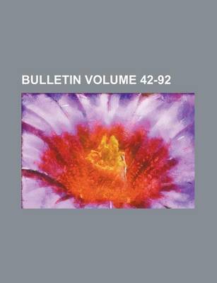 Book cover for Bulletin Volume 42-92