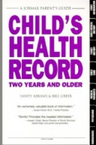 Cover of A Child's Health Record