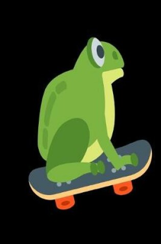 Cover of Frog Skateboarding Notebook