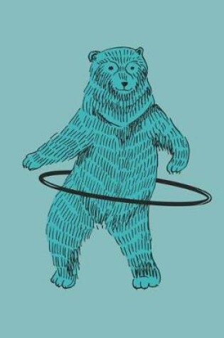 Cover of Blue Hipster Bear Notebook