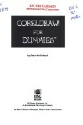 Cover of CorelDRAW For Dummies