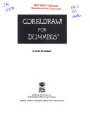 Book cover for CorelDRAW For Dummies