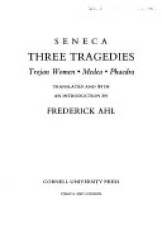 Cover of Three Tragedies