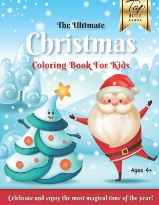 Book cover for The Ultimate Christmas Coloring Book for Kids