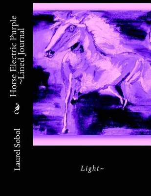 Cover of Horse Electric Purple Lined Journal