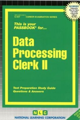 Cover of Data Processing Clerk II