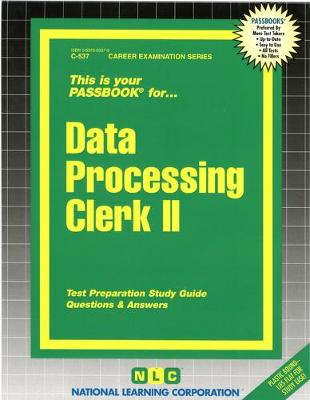 Book cover for Data Processing Clerk II