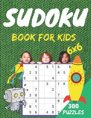 Book cover for sudoku book for kids