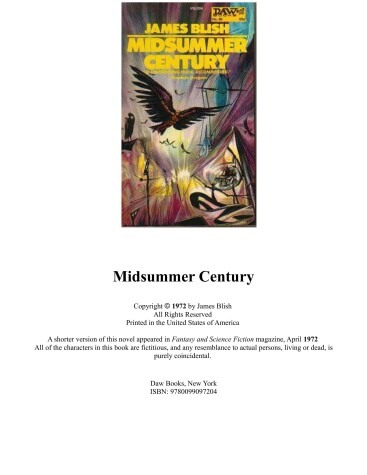 Book cover for Midsummer Century