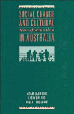 Book cover for Social Change and Cultural Transformation in Australia