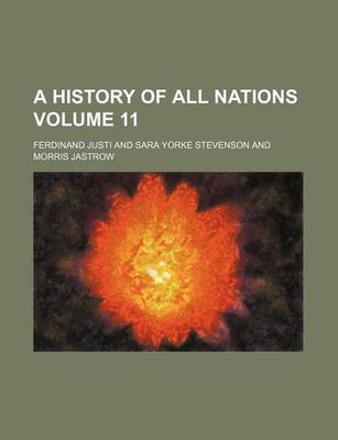 Book cover for A History of All Nations Volume 11