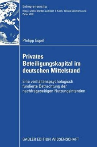 Cover of Privates Beteiligungskapital im deutschen Mittelstand