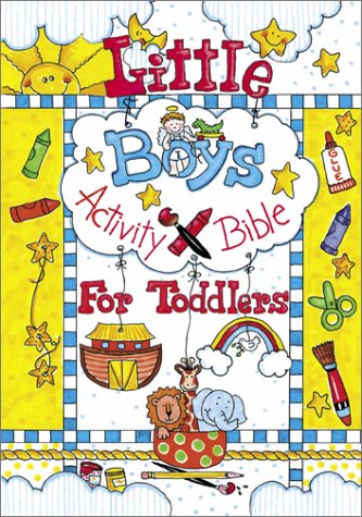 Book cover for Little Boys Activity Bible for Toddlers
