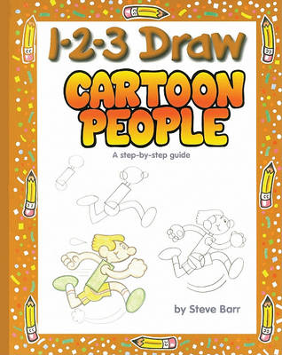 Book cover for 1-2-3 Draw Cartoon People