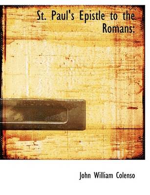 Book cover for St. Paul's Epistle to the Romans