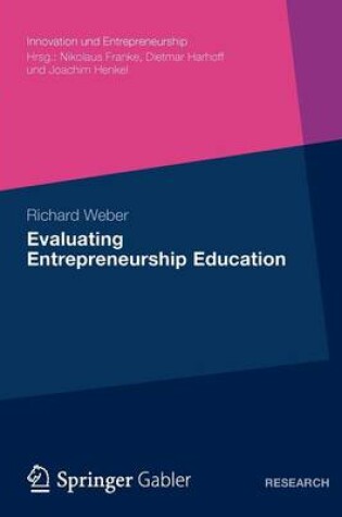 Cover of Evaluating Entrepreneurship Education