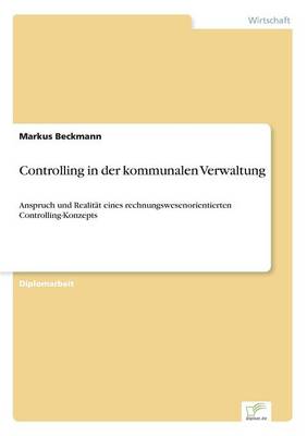 Book cover for Controlling in der kommunalen Verwaltung