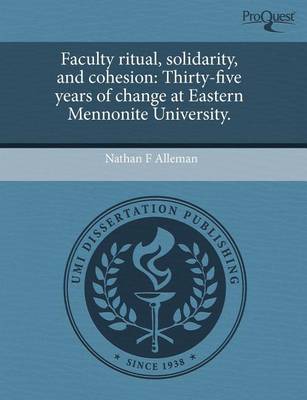 Book cover for Faculty Ritual