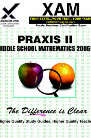 Cover of Praxis II Middle School Mathematics 20069