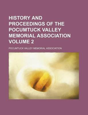 Book cover for History and Proceedings of the Pocumtuck Valley Memorial Association Volume 2