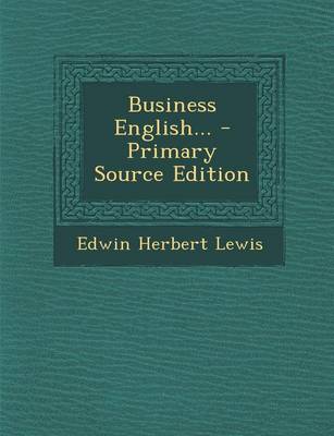 Book cover for Business English... - Primary Source Edition