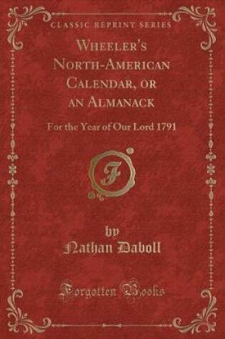 Cover of Wheeler's North-American Calendar, or an Almanack