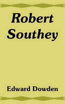 Book cover for Robert Southey