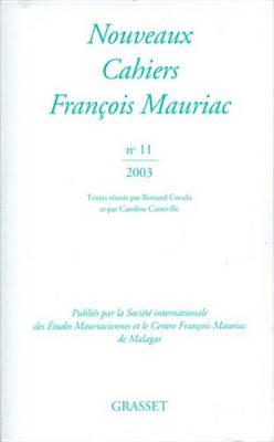 Book cover for Nouveaux Cahiers Francois Mauriac N11