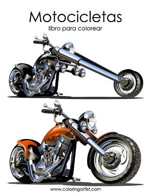 Cover of Motocicletas libro para colorear 1