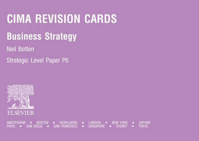 Book cover for Cima Revision Cards