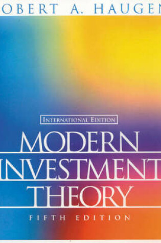 Cover of Modern Investment Theory:(International Edition) with                 Spreadsheet Modeling in Investments:Workbook/CD with                  The Psychology of Investing