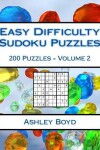 Book cover for Easy Difficulty Sudoku Puzzles Volume 2