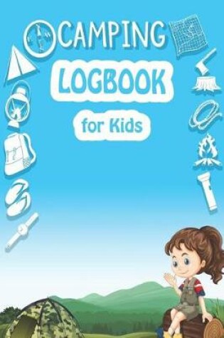 Cover of camping logbook for kids