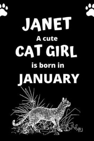 Cover of JANET a cute cat girl is born in January