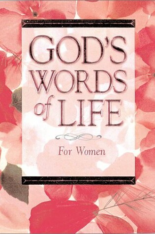 Cover of God's Words Of Life For Women