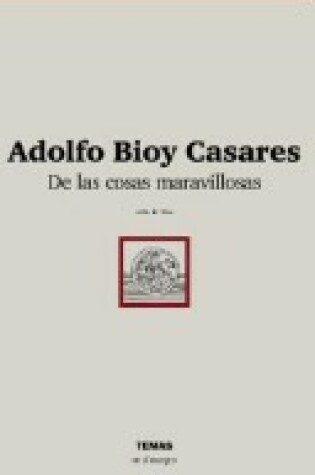 Cover of de las Cosas Maravillosas